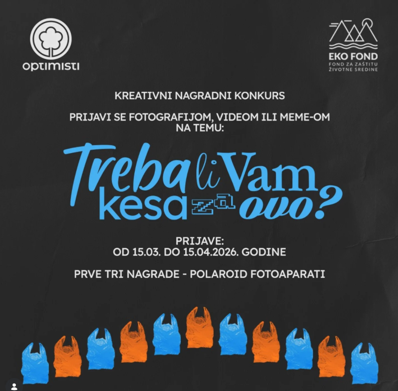 Slika za Kreativni nagradni konkurs: Treba li Vam kesa za ovo?