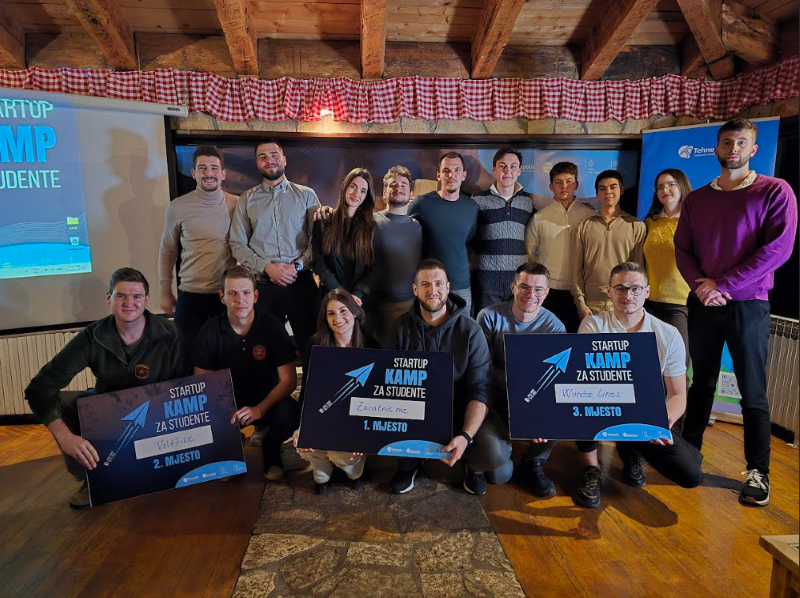 Slika za Startup kamp okupio studente iz cijele Crne Gore: Odabrane tri najbolje ideje