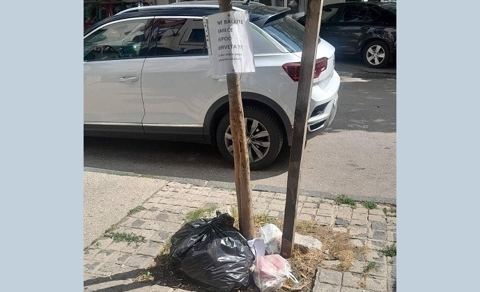 Đe god nađeš drvo, ti smeće posadi – u Karađorđevoj