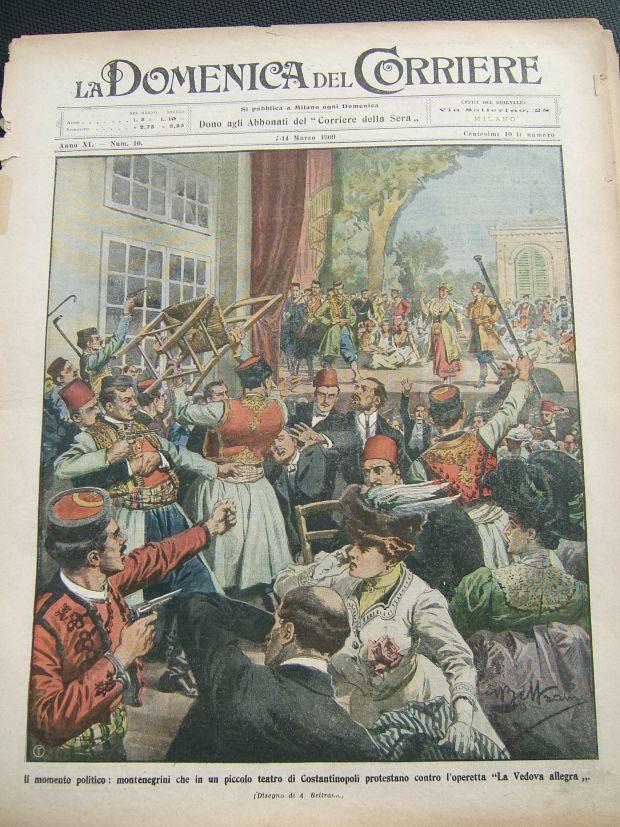 Slika za Vesela udovica i obraz Petrovića;  Kako i zbog čega su Crnogorci u Beču prekidali najpopularniju operetu na svijetu